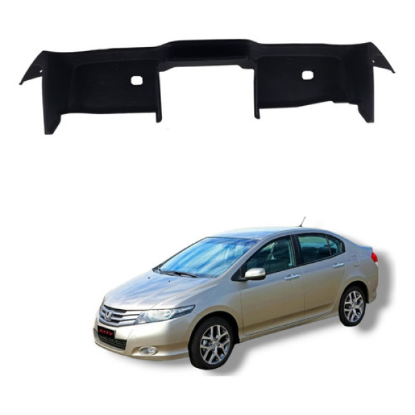 Acabamento Inferior Banco Traseiro Honda City 2009 A 2013 Preto