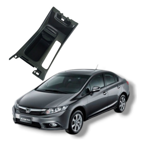 Porta Objetos Console Central Honda Civic Lxs 2012 2016