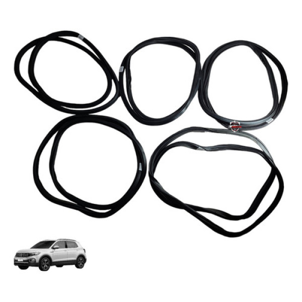 Jogo Borracha Porta Volkswagen T-cross Highline 2023
