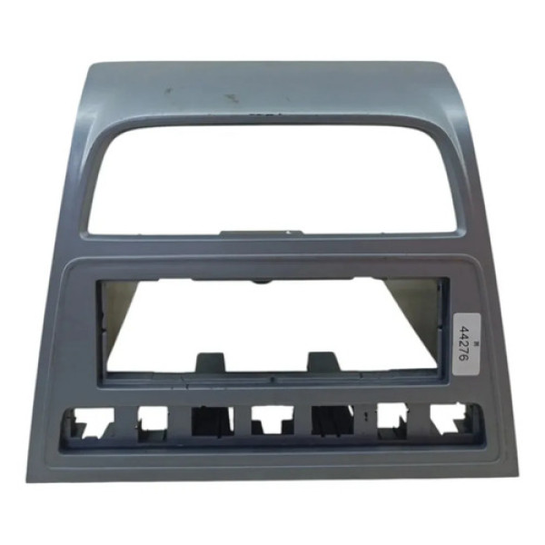 Moldura Acabamento Central Painel Radio V Vw Gol 2013 A 2014 Cinza