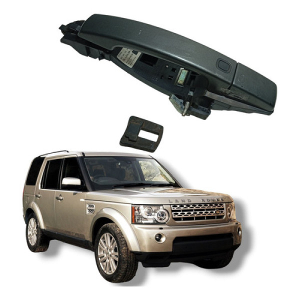 Maçaneta Externa Traseira Esquerda Discovery 4 2009 A 2013 Cinza Traseira