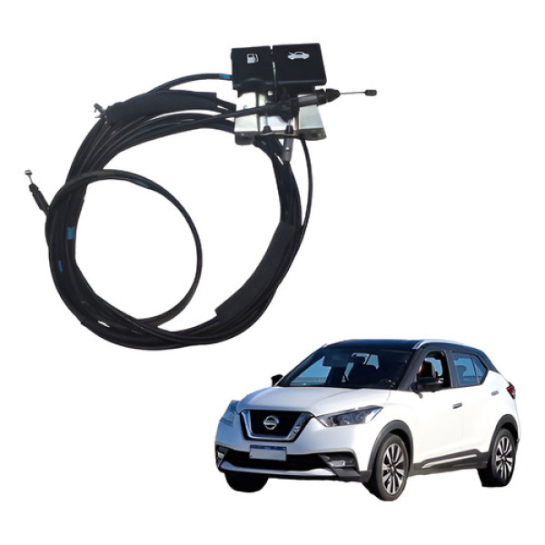 Alavanca Abertura Capo Portiola Tanque Nissan Kicks 2016 22