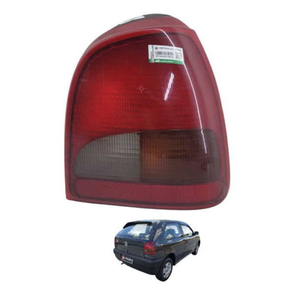 Lanterna Traseira Direita Vw Gol G2 1996 2002 377945112 Direito/passageiro Vermelha