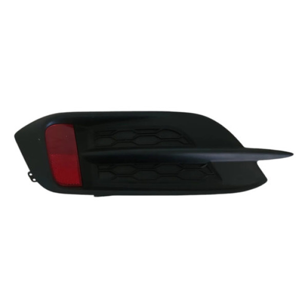 Moldura Farol Esquerdo Milha Cromado Honda Civic Esquerdo Preto Esquerdo