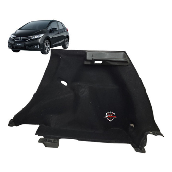 Forro Lateral Direito Porta Malas Honda Fit 2017 Preto