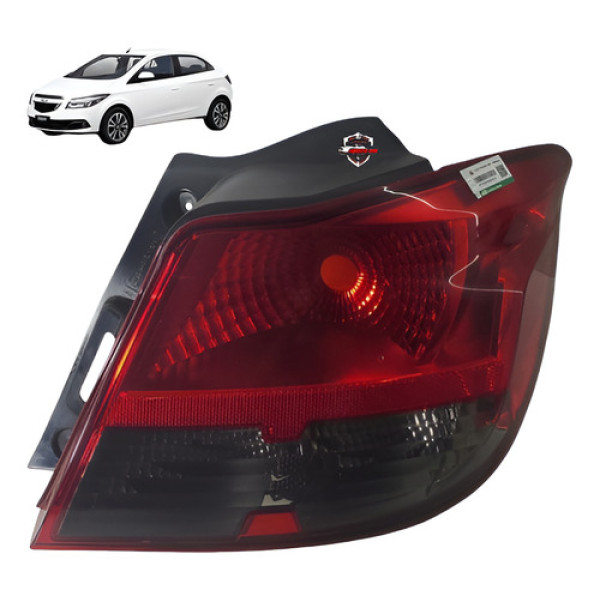 Lanterna Traseira Direita Chevrolet Onix 2014 Direito/passageiro Vermelho