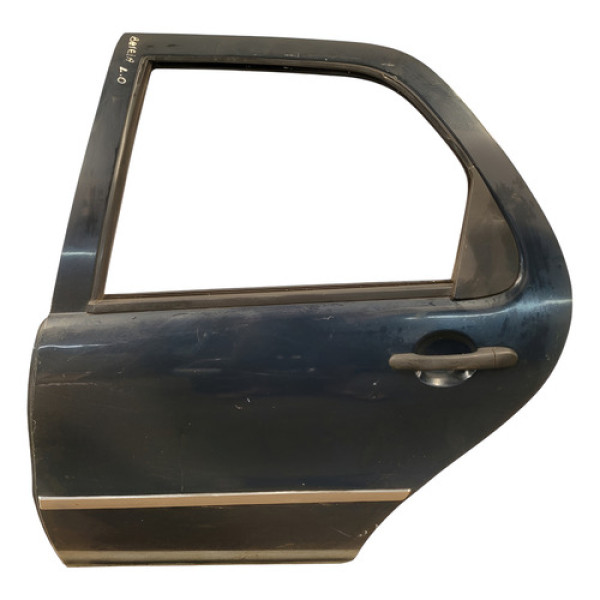 Porta Traseira Esquerda Fiat Palio Baleia 2008 2012 Traseira Esquerda Azul
