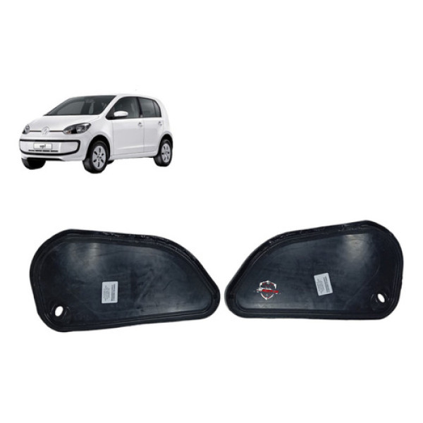 Par Acabamento Interno Porta Traseira Volks. Up Take 2015 Traseira Esquerda/direita Preto