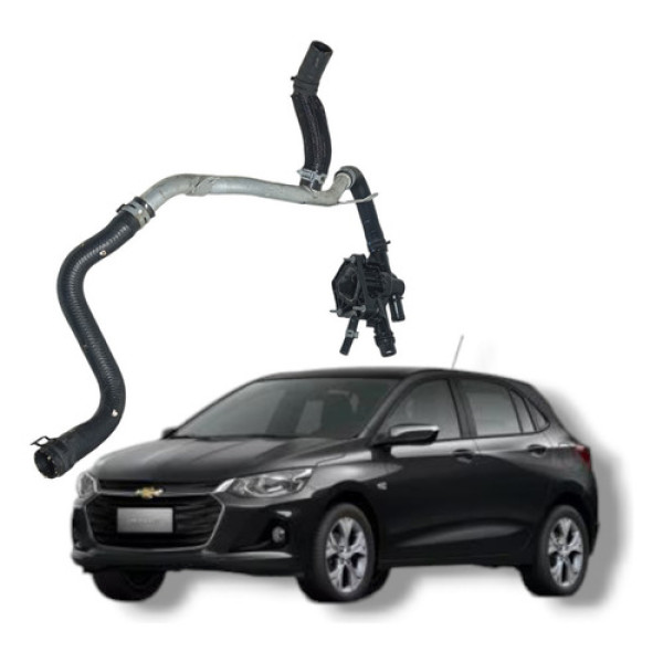Carcaça Válvula Termostática Gm Onix Turbo 1.0 2020 2023