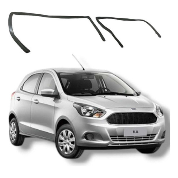 Par Borracha Canaleta Dianteira Ford Ka 2017