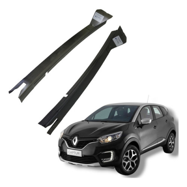 Par Guia Vidro Canaleta Dianteiro Renault Captur 2018 A 2021