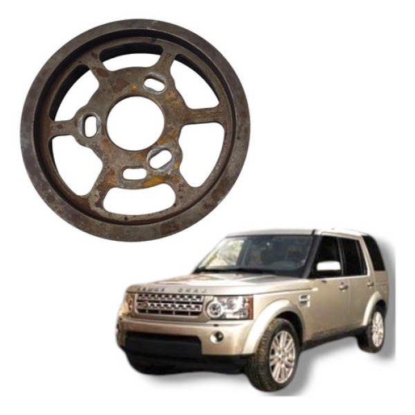 Polia Virabrequim Esquerda Land Rover Discovery 4 2009 2013