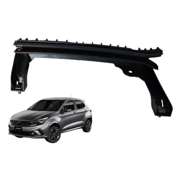 Guia Caneleta  Vidro Dianteiro Direito Fiat Argo 2019 Preto