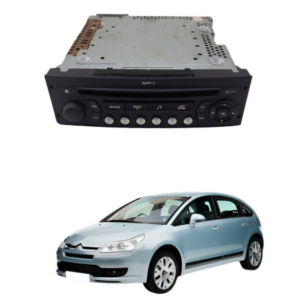Rádio Som Cd Citroen C4 Pallas 08 2010