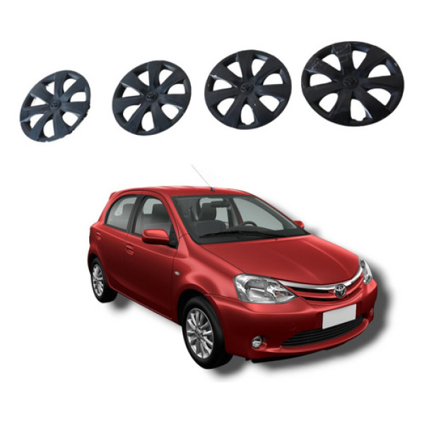 Jogo Calota Roda Aro 14 Toyota Etios 2012 A 2020