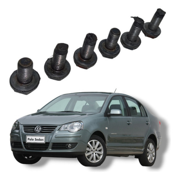 Jogo Parafuso Volante Cremalheira Volkswagen Polo 2008 A 13