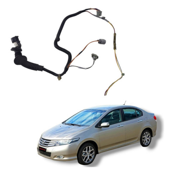 Chicote Elétrico Porta Traseira Esquerda Honda City 2009 13