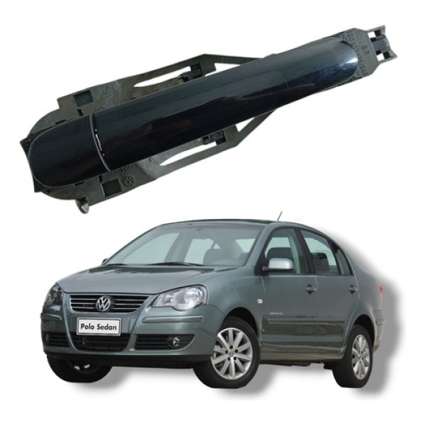 Maçaneta Externa Dianteira Direita Volks. Polo 2008 A 2013 Dianteira