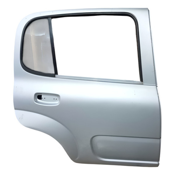 Porta Traseira Lado Esquerdo Fiat Uno 1.0 2020 Traseira Esquerda Prata