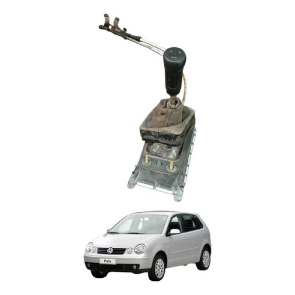 Alavanca Cambio Trambulador Vw Polo 1.6 2006 Cinza