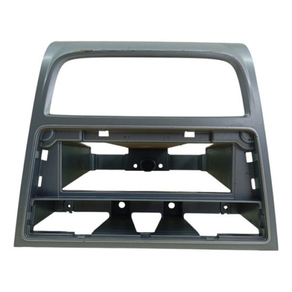 Moldura Central Painel Rádio Vw Gol Voyage Saveiro G5 G6 014 Cinza