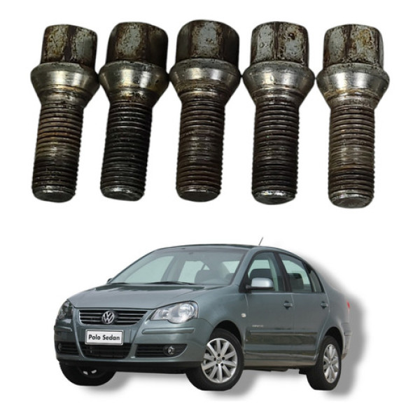 Jogo Parafuso Roda Volks. Polo Comfortline 2008 2013