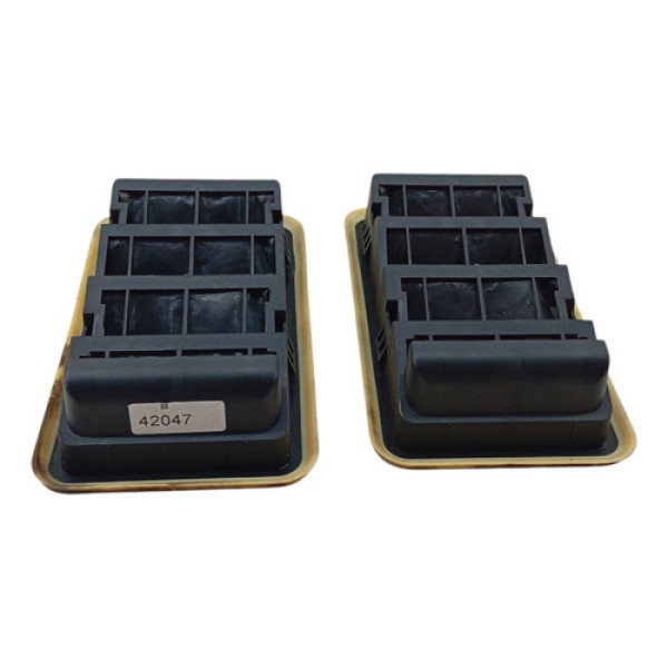 Par Difusor Carroceria Traseira Land Rover Evoque 2012 2016 Preto