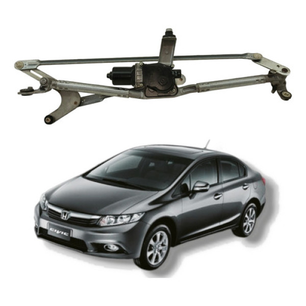 Motor Limpador Parabrisa Dianteiro Honda Civic Lxs 2012 2016