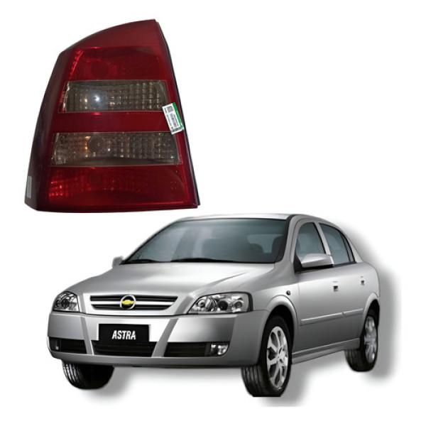 Lanterna Traseira Esquerda Chevrolet Astra Sedan 2010 Esquerdo/motorista Vermelho