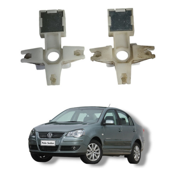 Par Sistema Trava Porta Traseira Polo Comfortline 2008 2013