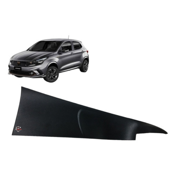 Acabamento Porta Dianteira Direita Fiat Argo 2019 Preto Dianteira