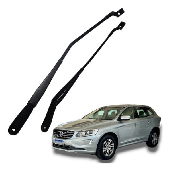 Par Braço Limpador Parabrisa Volvo Xc60 T5 2008 2014 Esquerdo