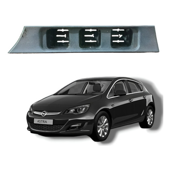 Moldura Botões Console Central Chevrolet Astra Sedan 2010
