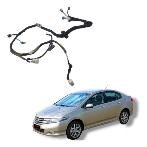 Chicote Elétrico Porta Dianteira Esquerda Honda City 2009 13