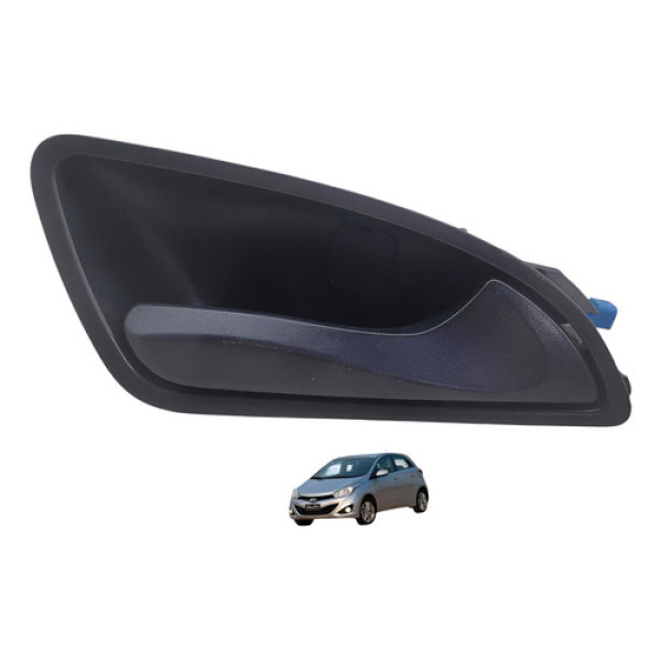 Maçaneta Interna Dianteira Le Hyundai Hb20 2013 82611hb000 Traseira Verde-escuro