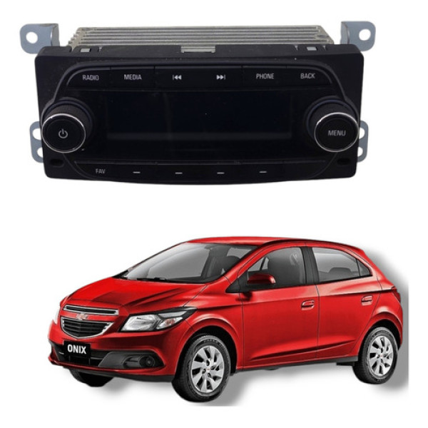 Radio Chevrolet Onix Prisma 2013 A 2020 Preto