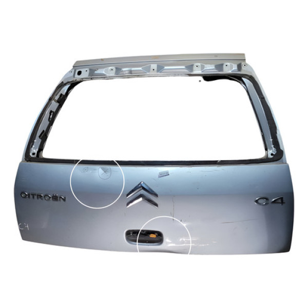 Tampa Traseira Citroen C4 2005 Cinza