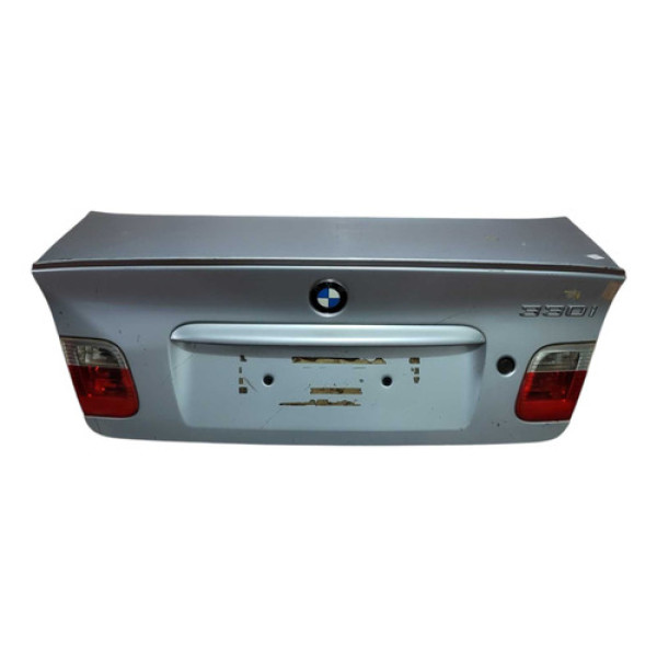 Tampa Traseira Bmw Serie 3 330 2004 Prateado