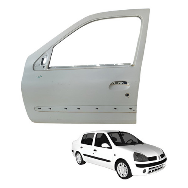 Porta Dianteira Esquerda Motorista Renault Clio 2004 Dianteira Esquerdo Água