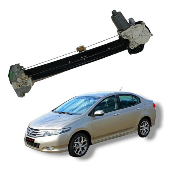 Máquina Vidro Elétrica Traseira Direita Honda City 2009 2014