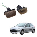  Par Luz Placa Traseira Peugeot 206 2005  2008