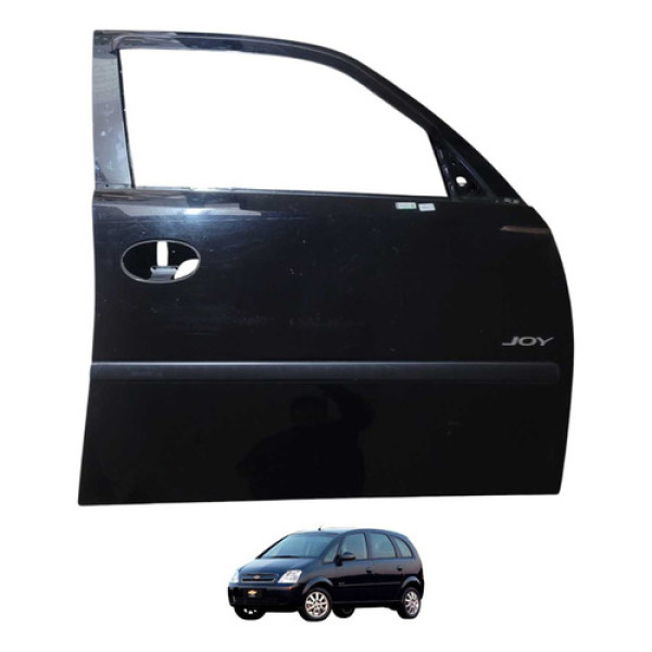 Porta Dianteira Direita Chevrolet Meriva 2011 Dianteira Direita Preto