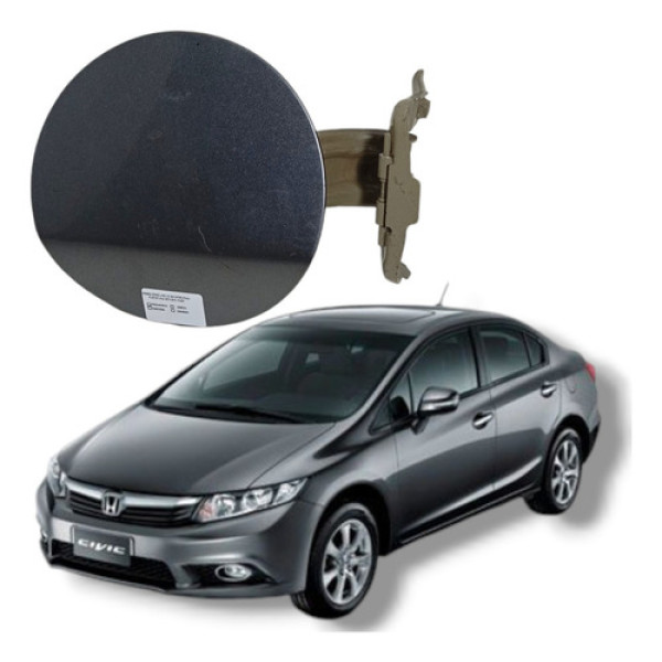 Portinhola Tanque Combustível Honda Civic Lxs 2012 2016 Cinza