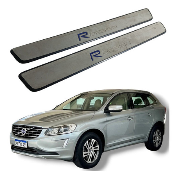 Par Soleira Rdesign Volvo Xc60 T5 2.0 2008 2014 Cinza