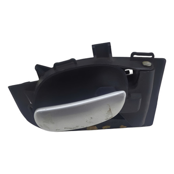 Maçaneta Interna Diant Direita Peugeot 207 2009 2014 Preto Dianteira