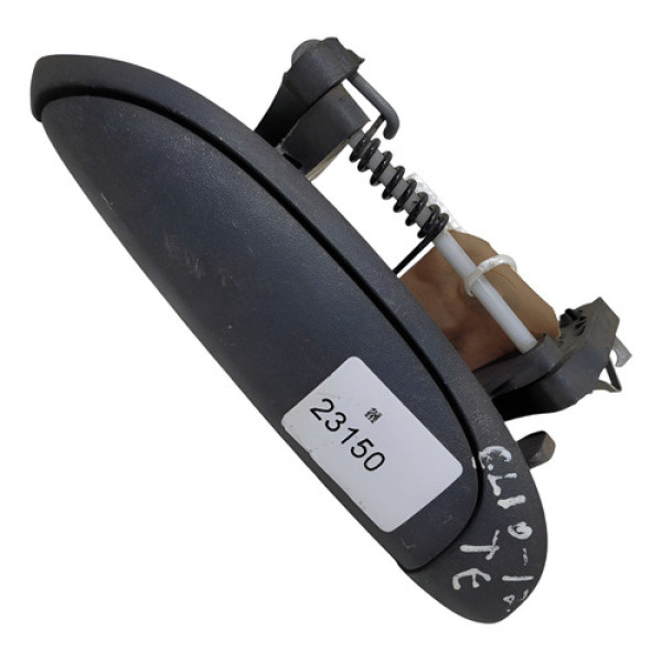 Maçaneta Externa Esquerda Renault Clio 2006 2015 Preto Dianteira
