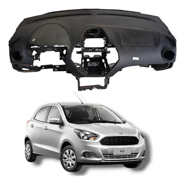 Capa Painel Ford Ka 2017 Prateado