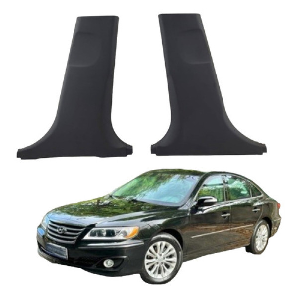Par Acabamento Inferior Coluna Hyundai Azera 2009 A 2011