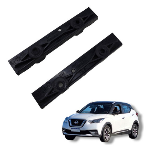 Par Guia Racks Teto Dianteiro Nissan Kicks 2016 A 2020