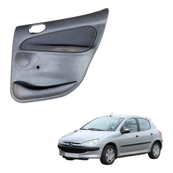 Forro Porta Traseira Direita Peugeot 206 2008 9629330677